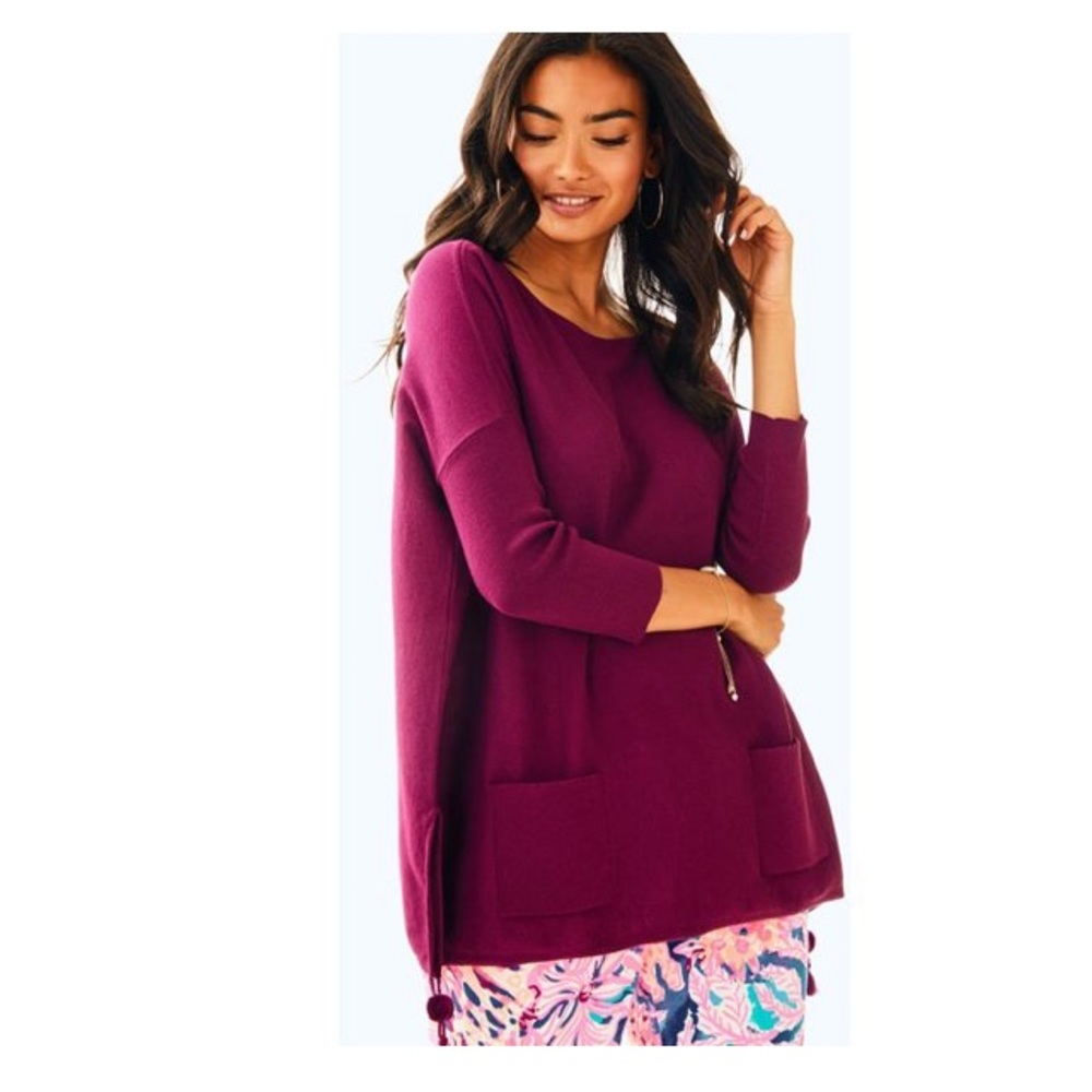 Lilly Pulitzer Cotton Elba Sweater S